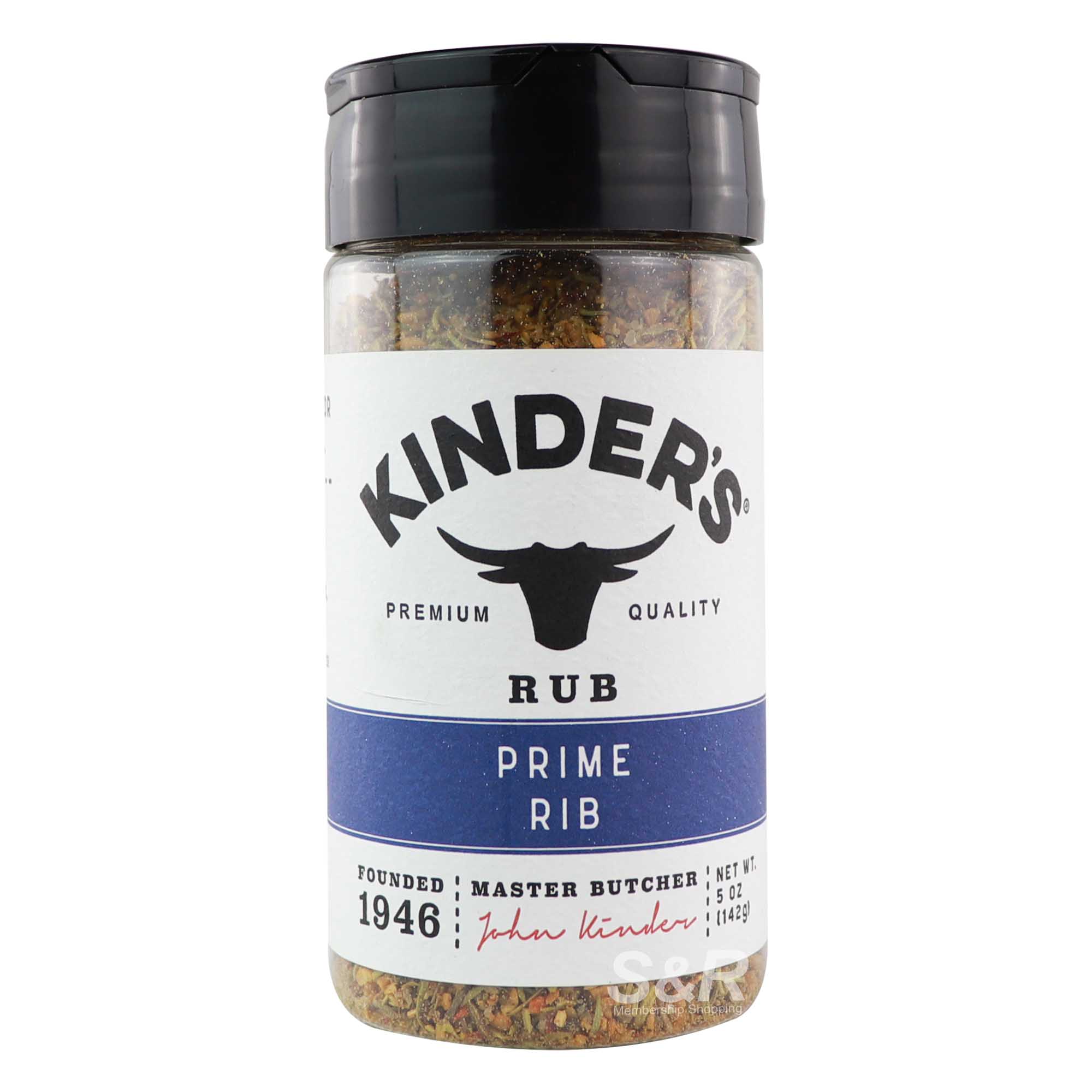 Kinder's Prime Rib Rub Seasoning 142g Kinder's Prime Rib Rub Seasoning 142g